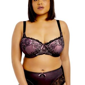 Elomi Anushka Padded Half Cup Bra - Romance 36K (US) 36H (UK)